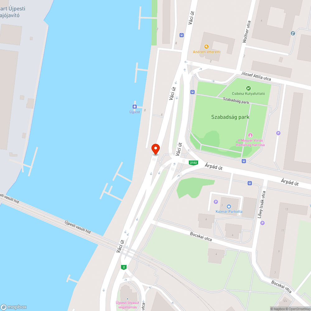 Durvan katyus utszakasz - Vaci ut 4.ker bejelentés helye