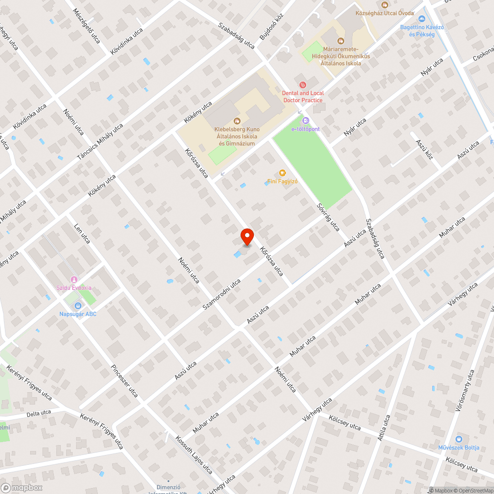 Veszélyes fa bejelentés helye