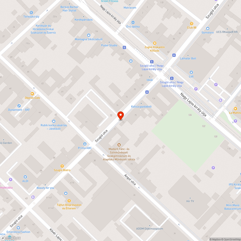 Nyitott akna bejelentés helye