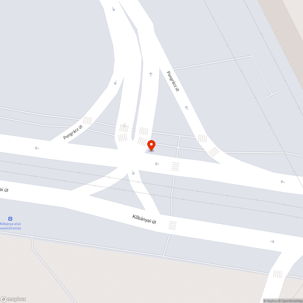 Törmelékek a csomóponti lámpaoszlop alatt bejelentés helye