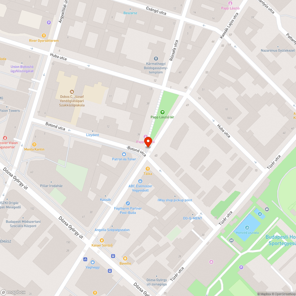 Szemetes, koszos út és járda bejelentés helye