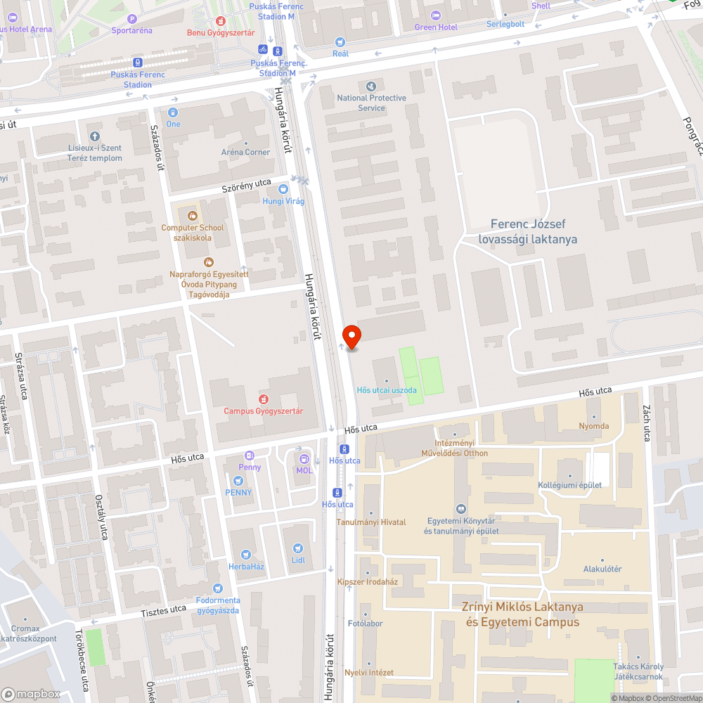 Szemét bejelentés helye