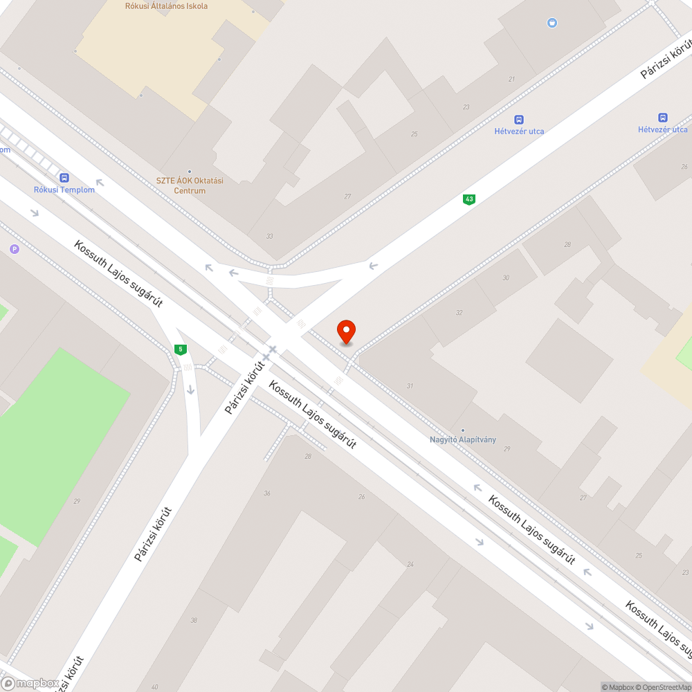 Eldugult víznyelő bejelentés helye