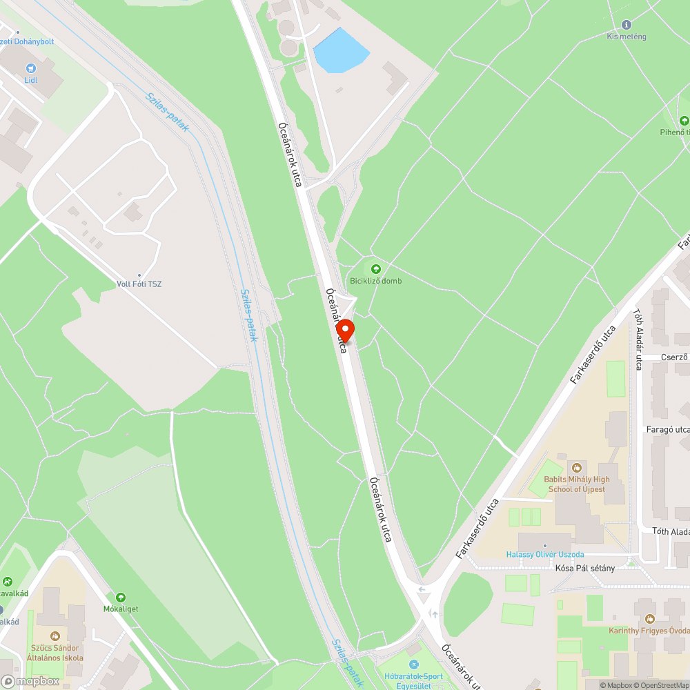 Illegális szemét a Farkas-erdőben bejelentés helye