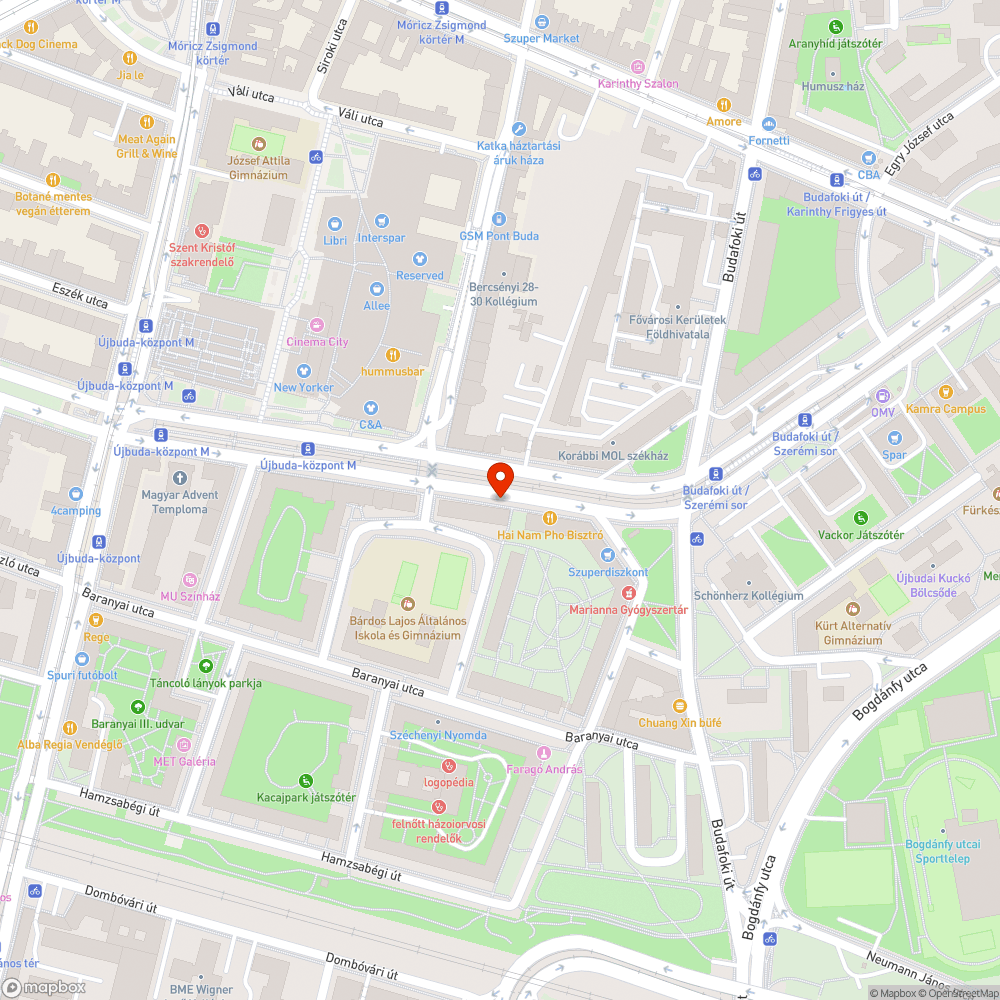 Favédelem az Október huszonharmadika utcában bejelentés helye