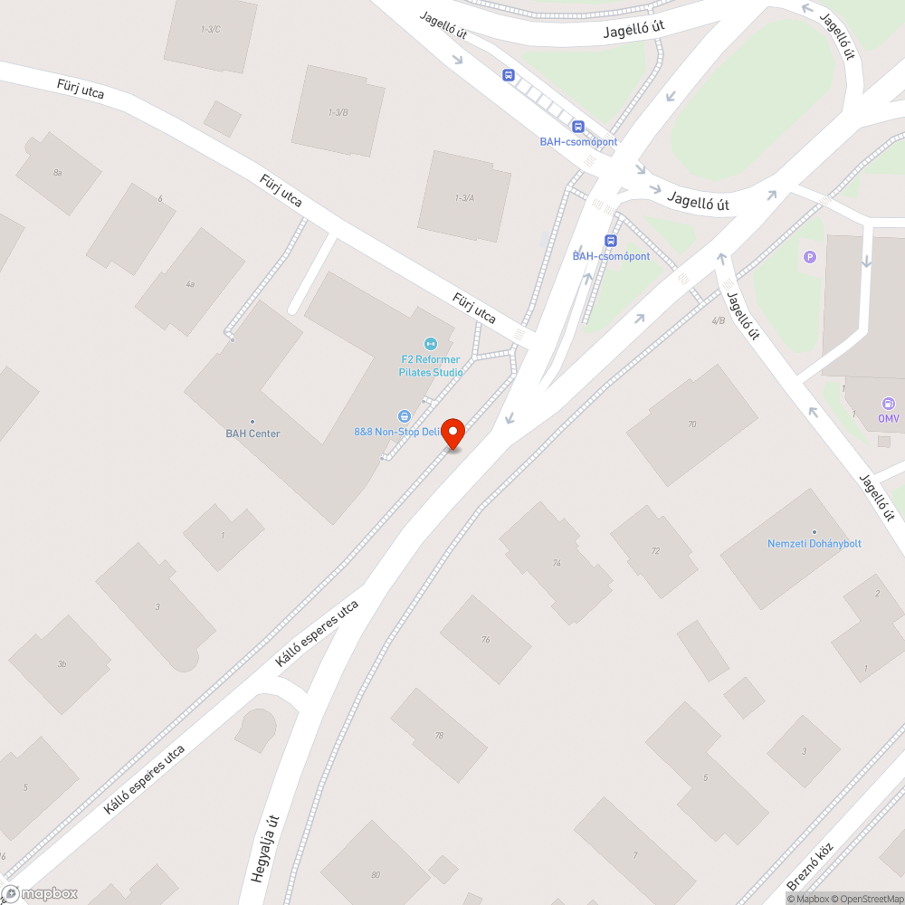 Kint felejtett 30-as tábla bejelentés helye