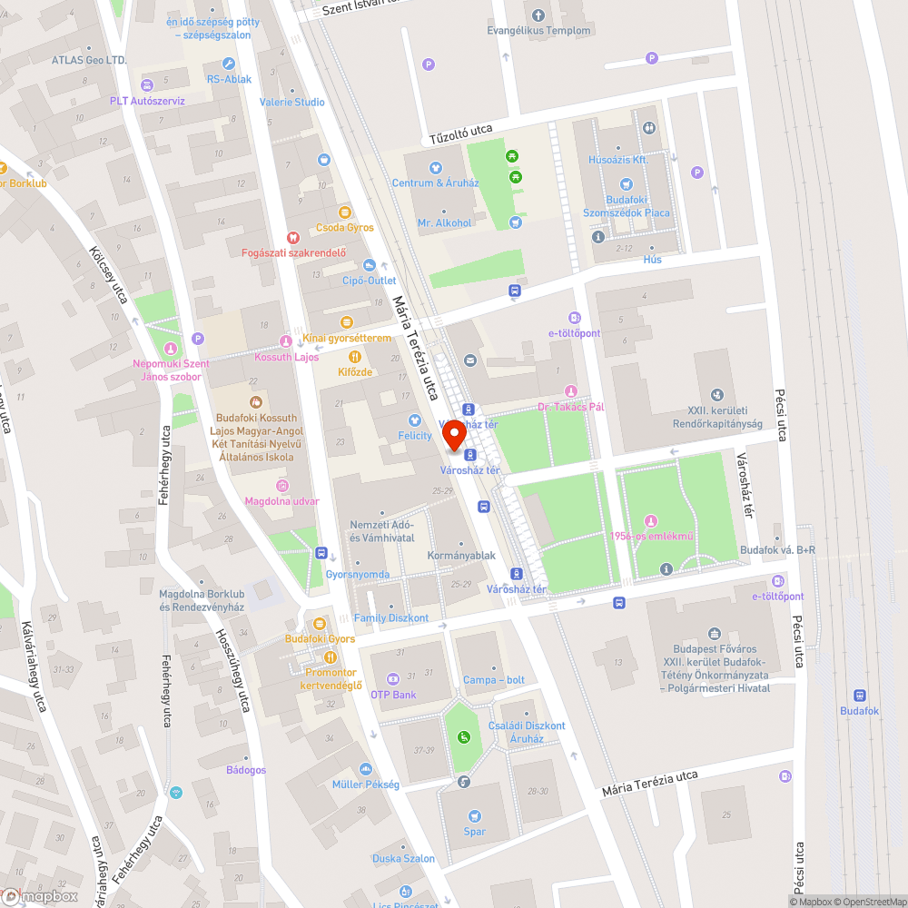 Használhatatlanná parkolt rakodóhely bejelentés helye