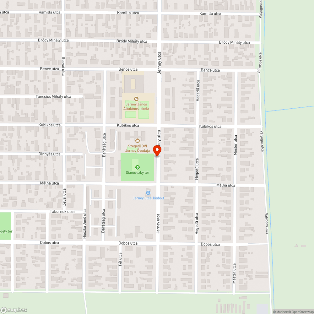 Süllyedt járda bejelentés helye