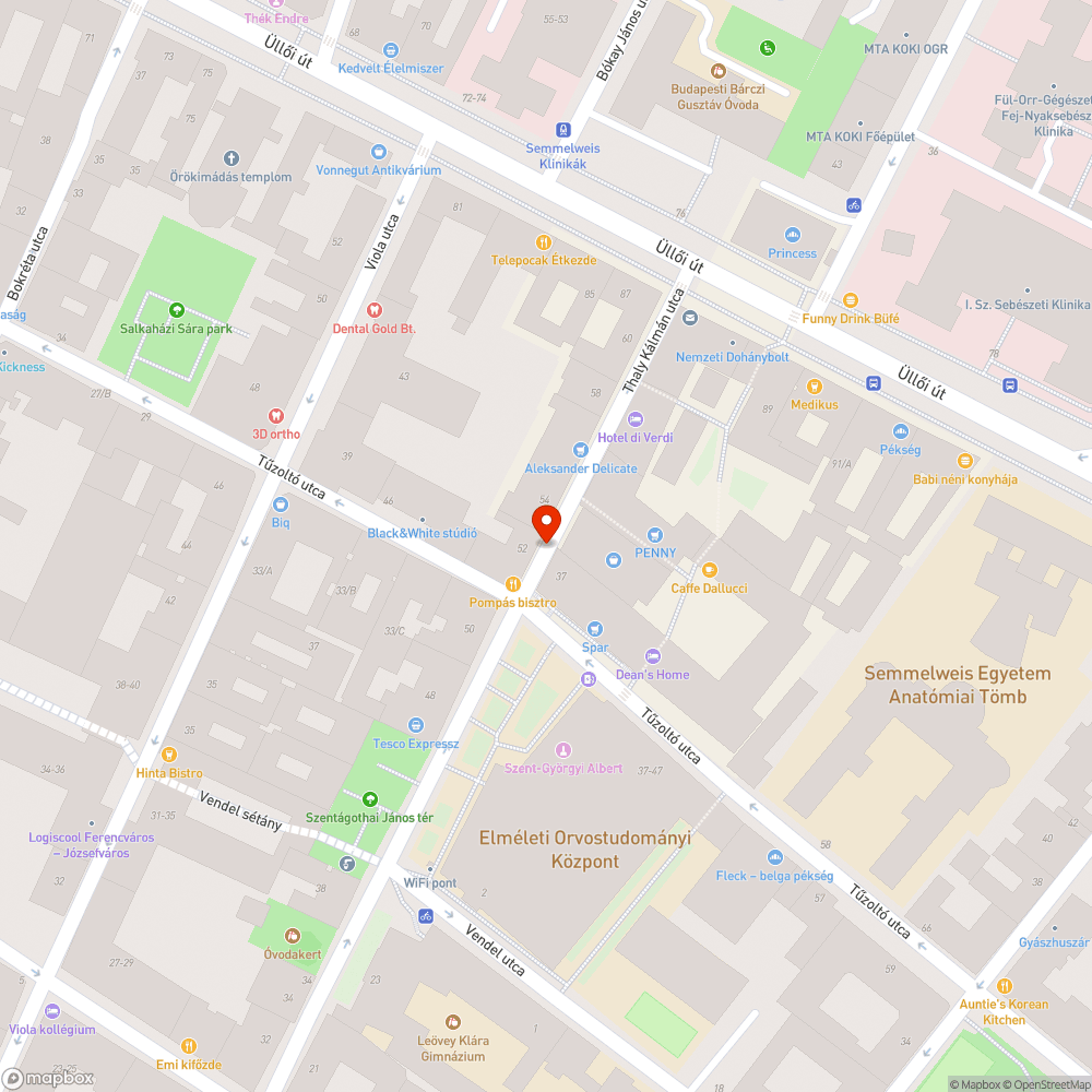 Kidőlt közlekedési tábla bejelentés helye