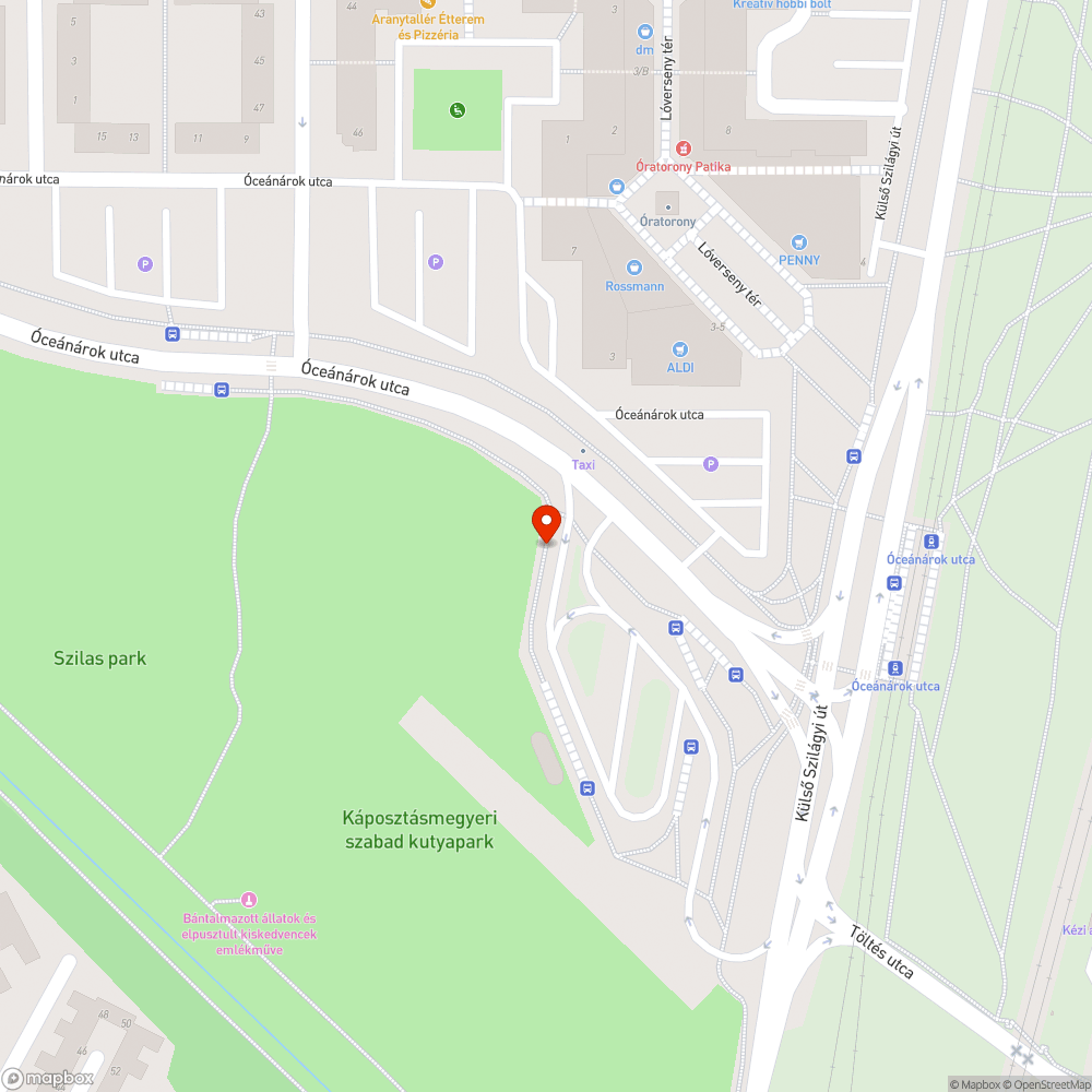 Megrongálódott padok bejelentés helye