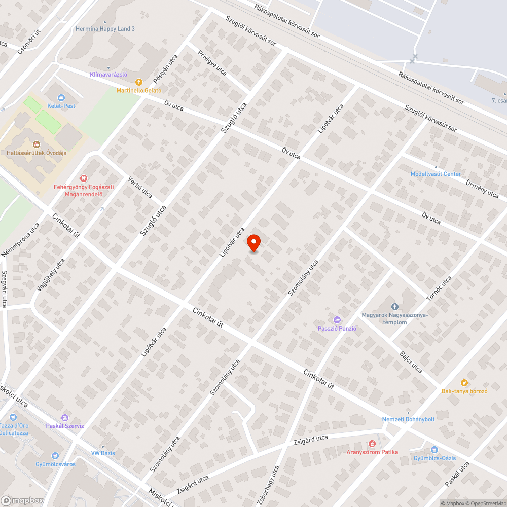 Járhatatlank járdaszakasz bejelentés helye