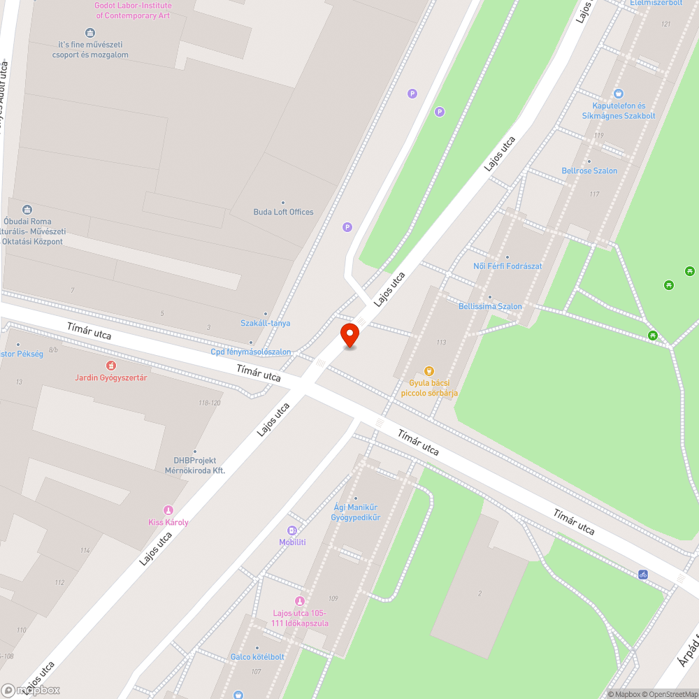 Hulladéklerakóként használt közterület bejelentés helye