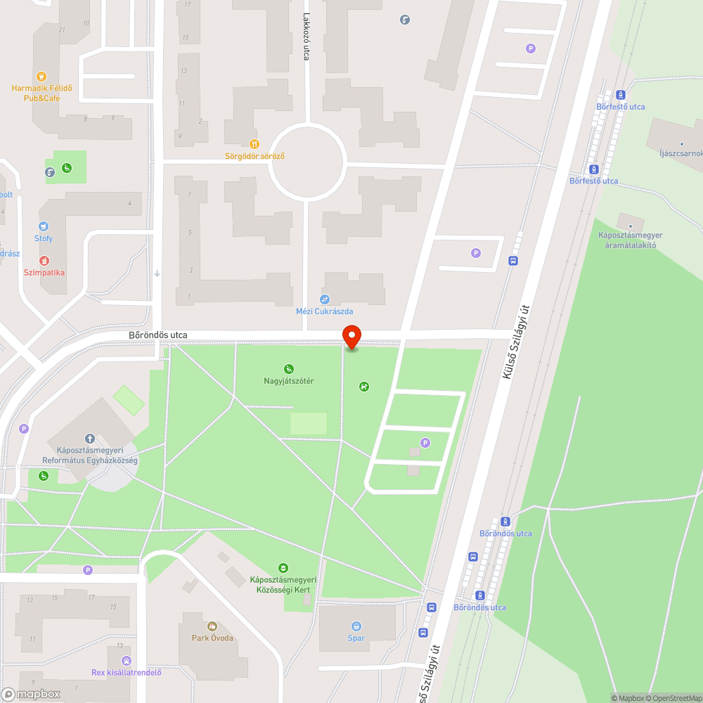 Szemetes hamutálja meghibásodott bejelentés helye