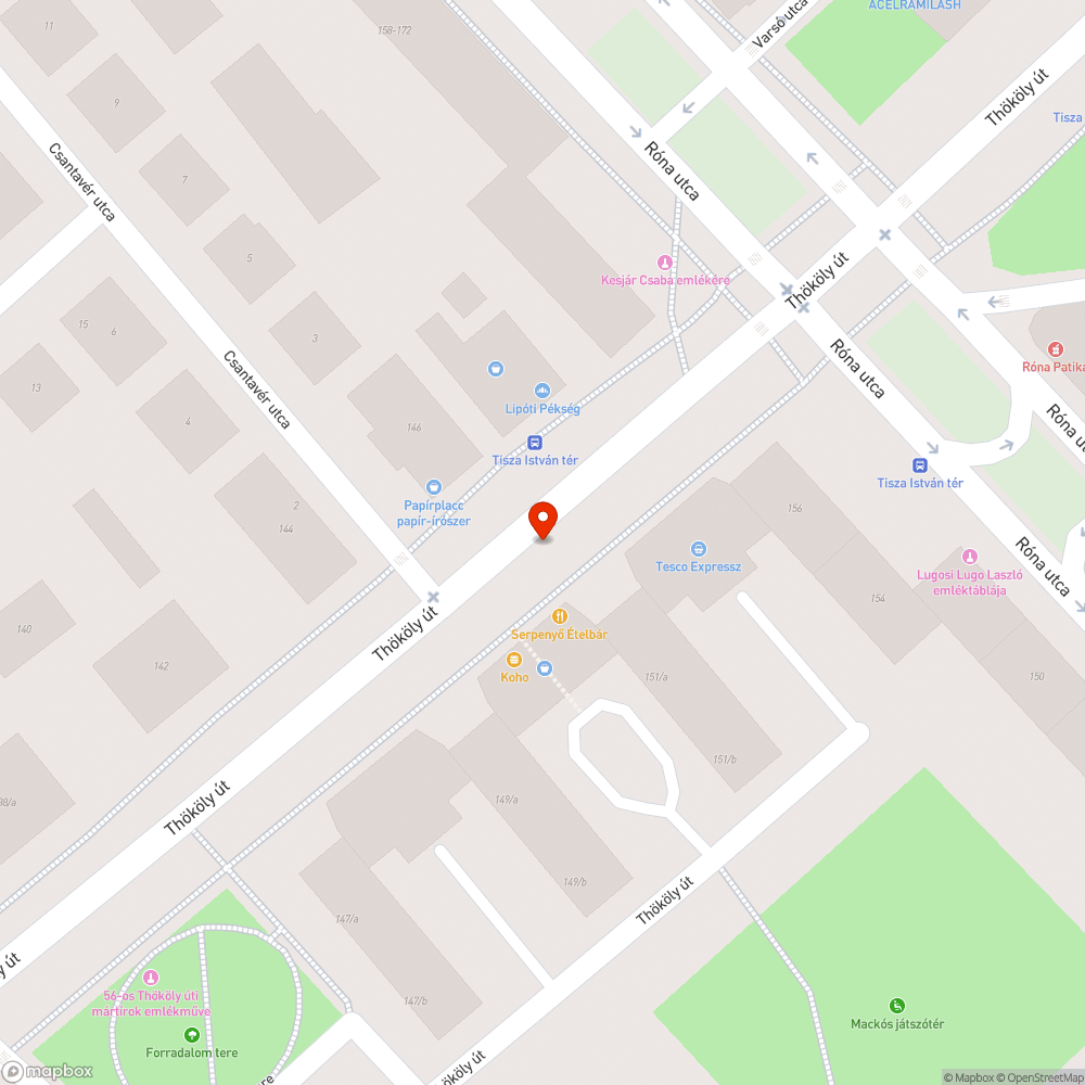 Tüskehegyek a dohánybolt mellett bejelentés helye