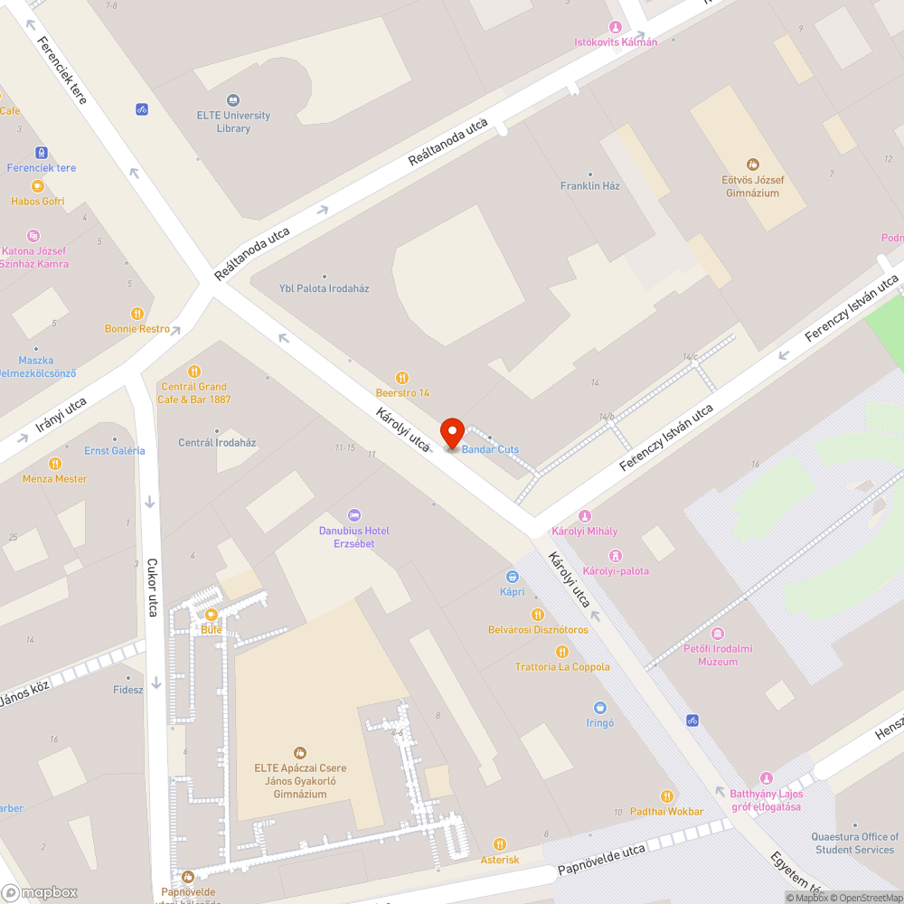 Úthibák bejelentés helye