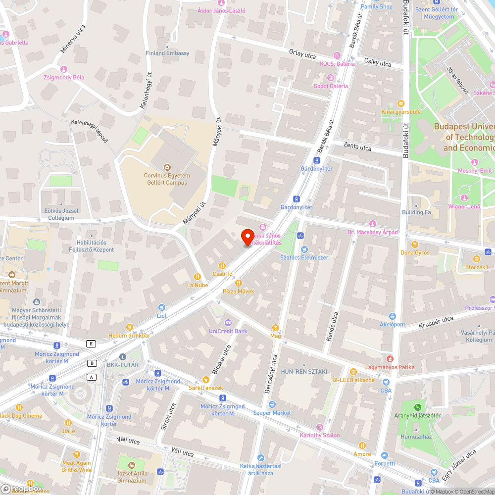 Kerékpártámaszok hiánya bejelentés helye