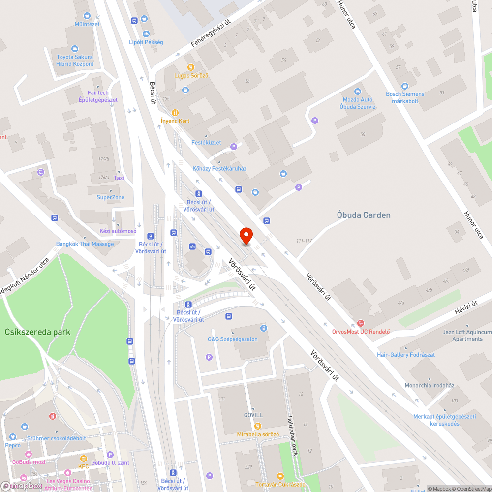 Sérült tábla bejelentés helye