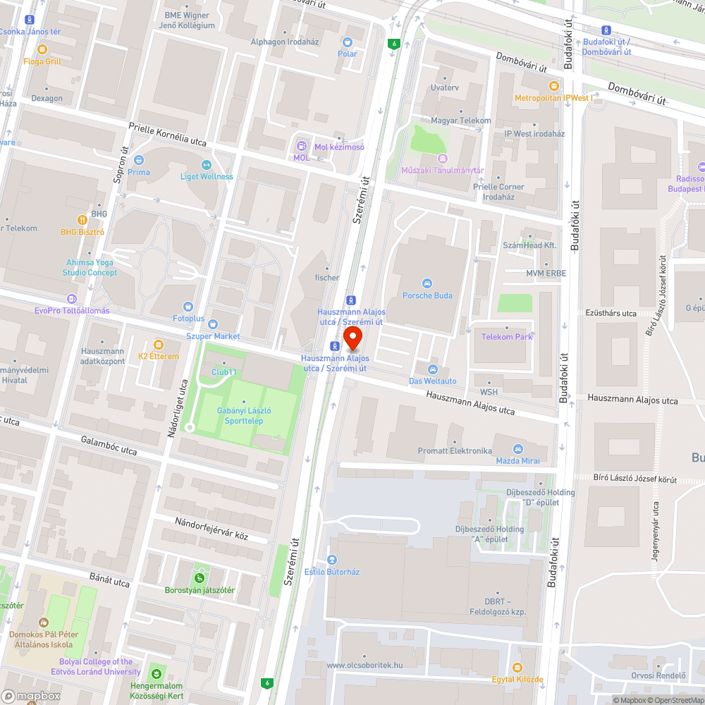 Jelzőlámpa összehangolása a Fehérvári úton bejelentés helye