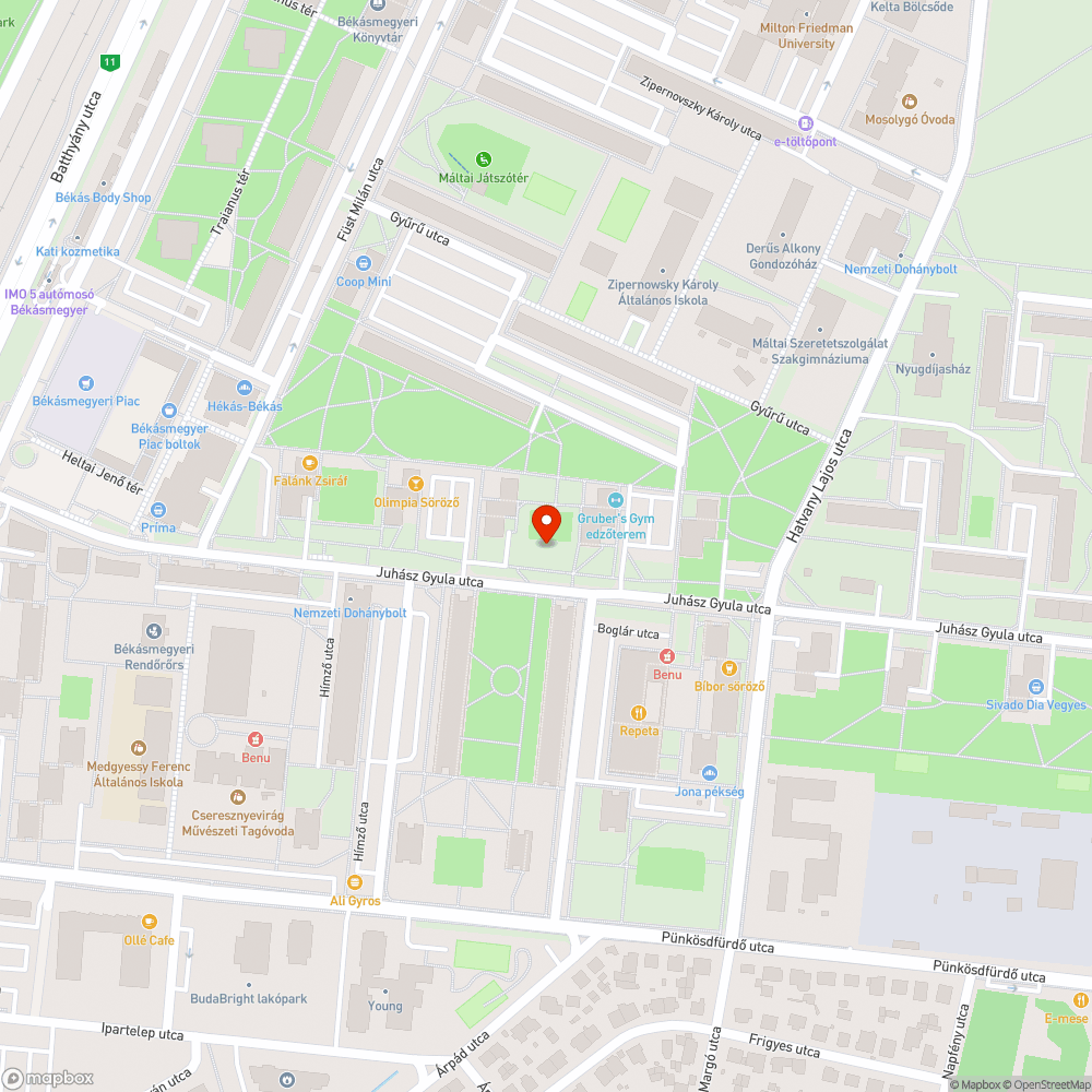 Kiégett lámpa bejelentés helye