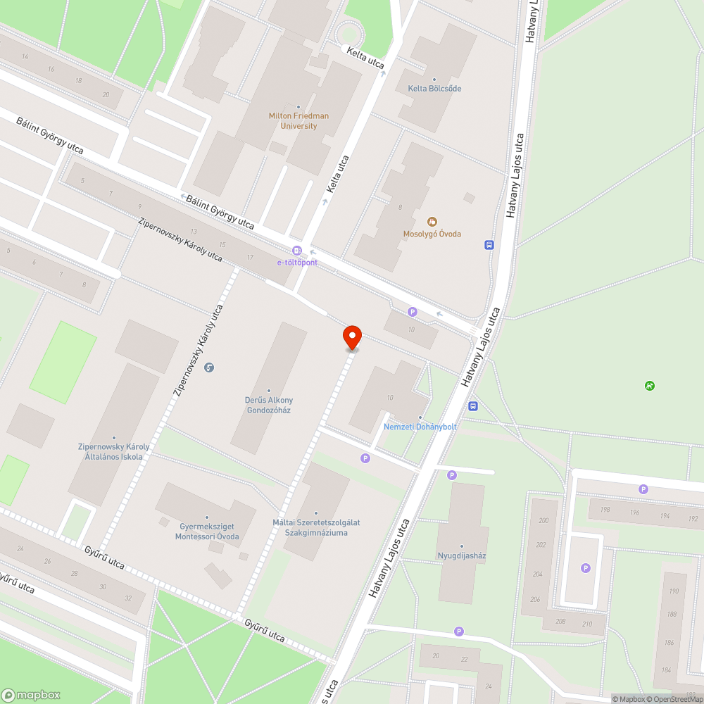 Megdőlt és rossz állapotú szemetes bejelentés helye