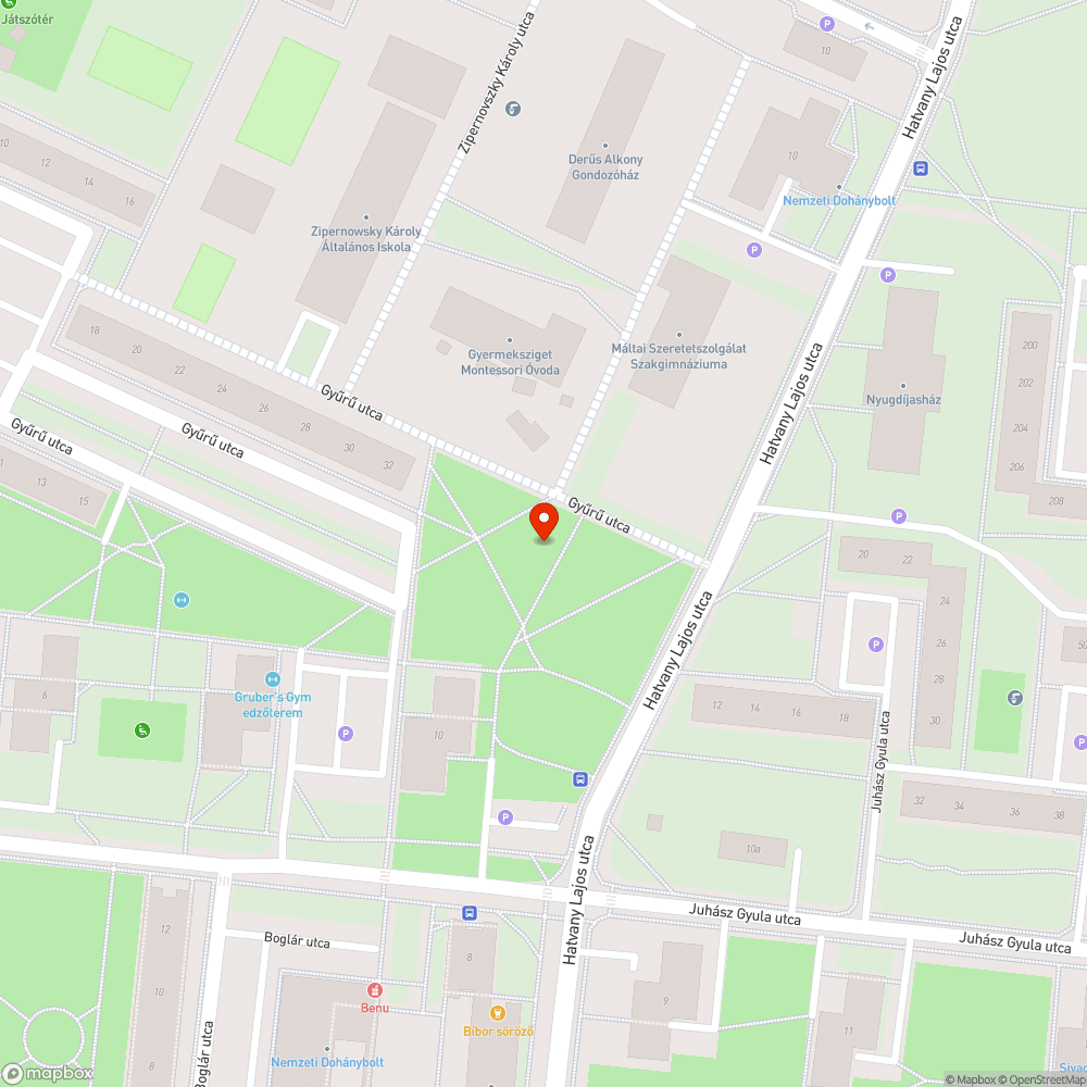 Graffitis pad bejelentés helye