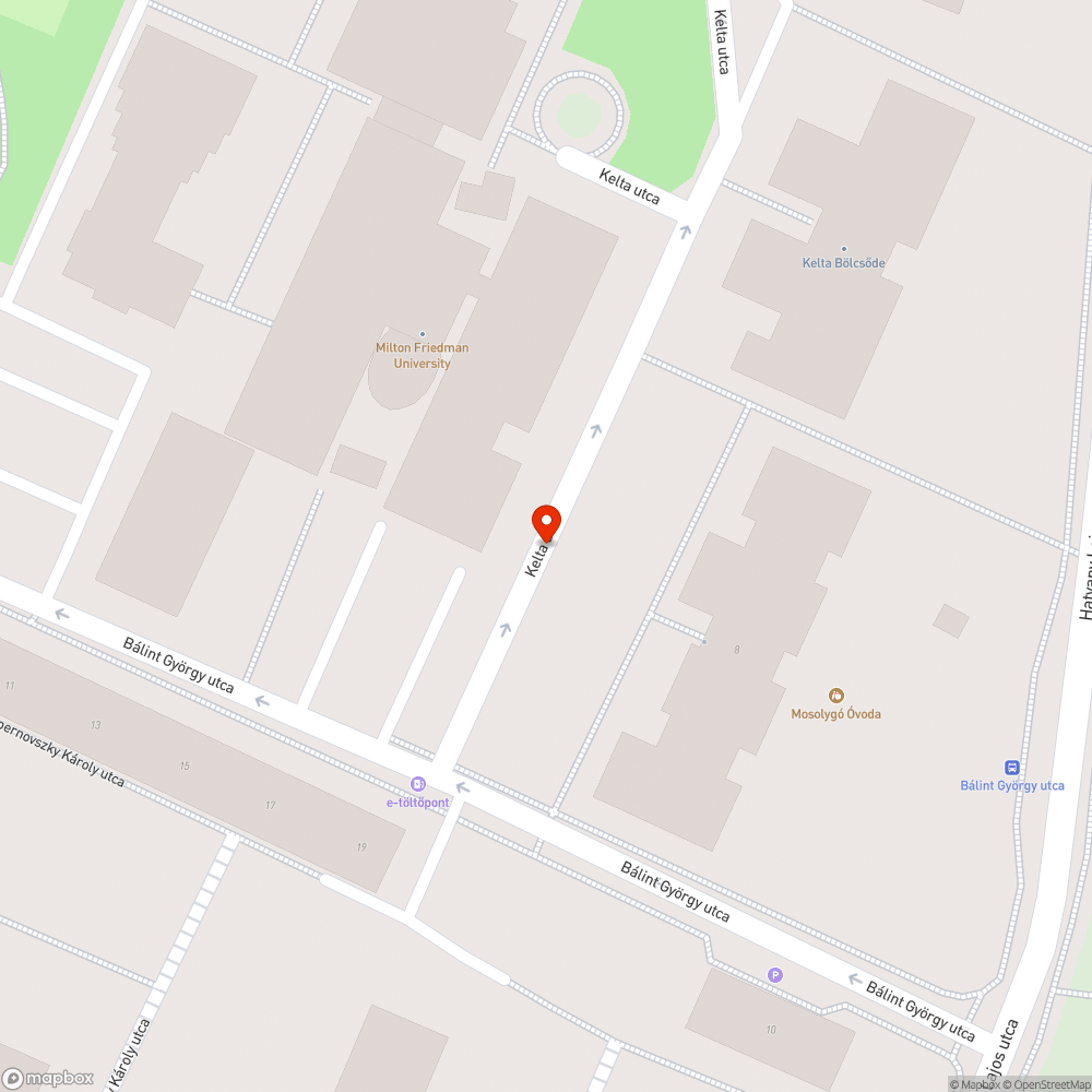 Park vagy parkoló bejelentés helye