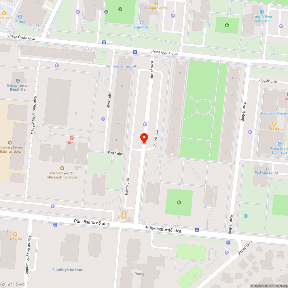 Mozgáskorlátozott parkolók felfestése bejelentés helye