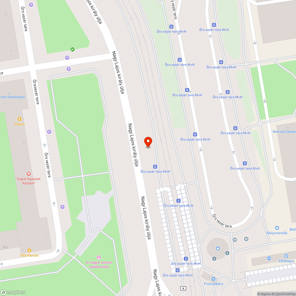 Rendszeres szabálytalan "várakozás" bejelentés helye