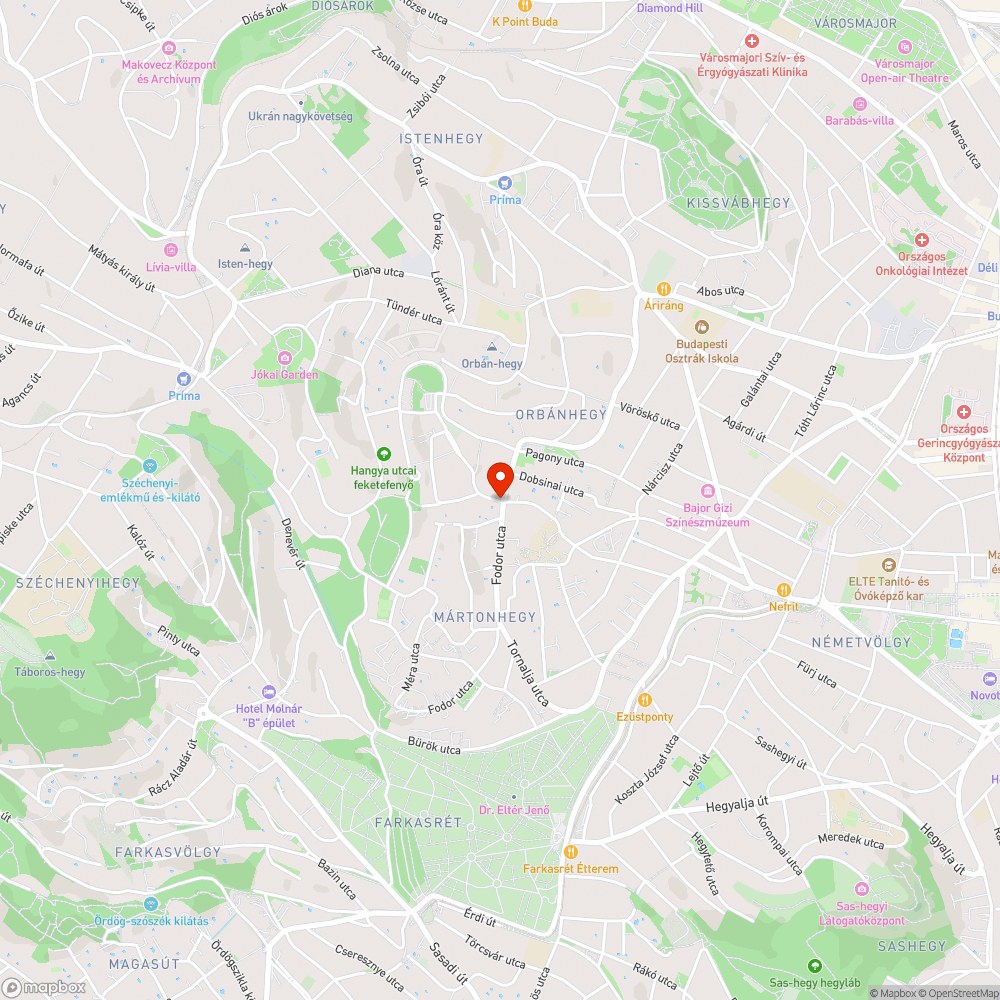 Veszélyesnek tűnő aknafedő bejelentés helye