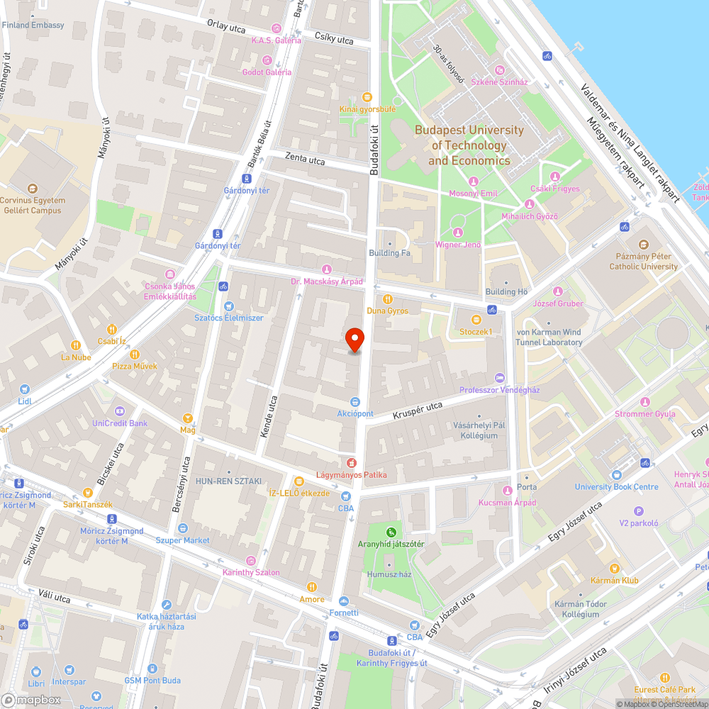 Beszakadt járda bejelentés helye