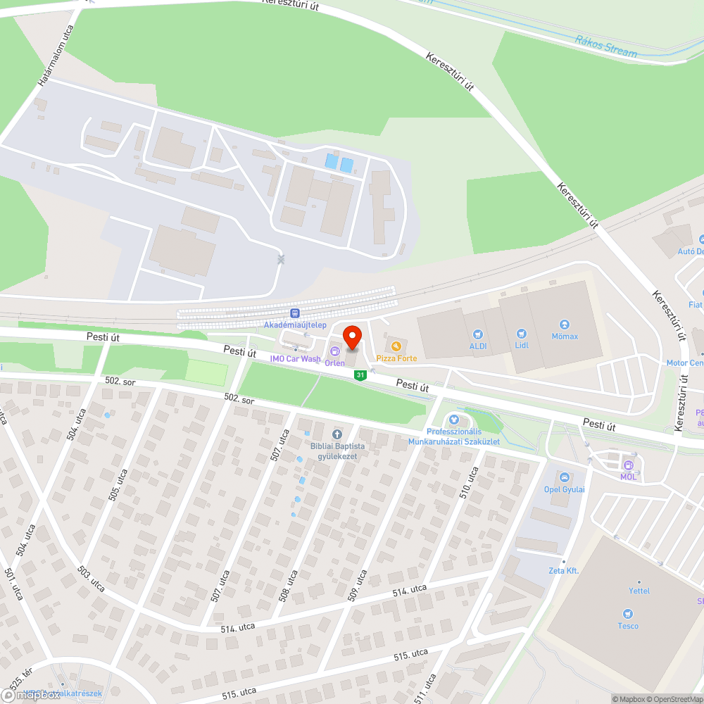 Mömax Budapest XVII. kerület bejelentés helye