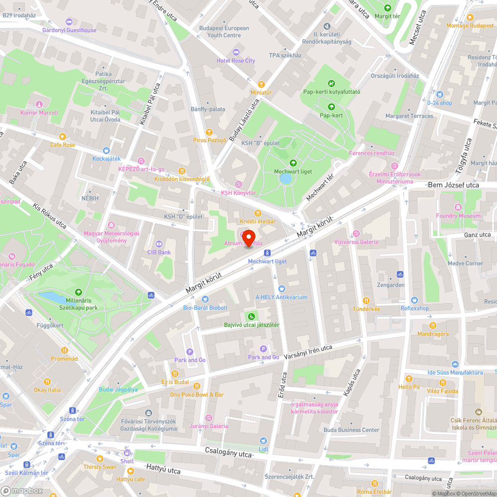 Járdán parkolás bejelentés helye