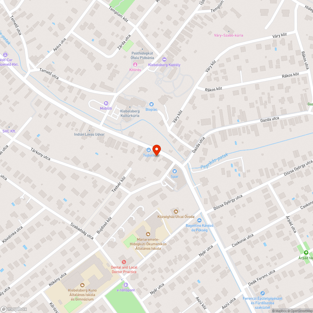 Állati tetem bejelentés helye