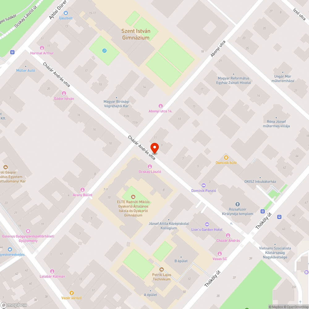 Beszakadt fedél bejelentés helye