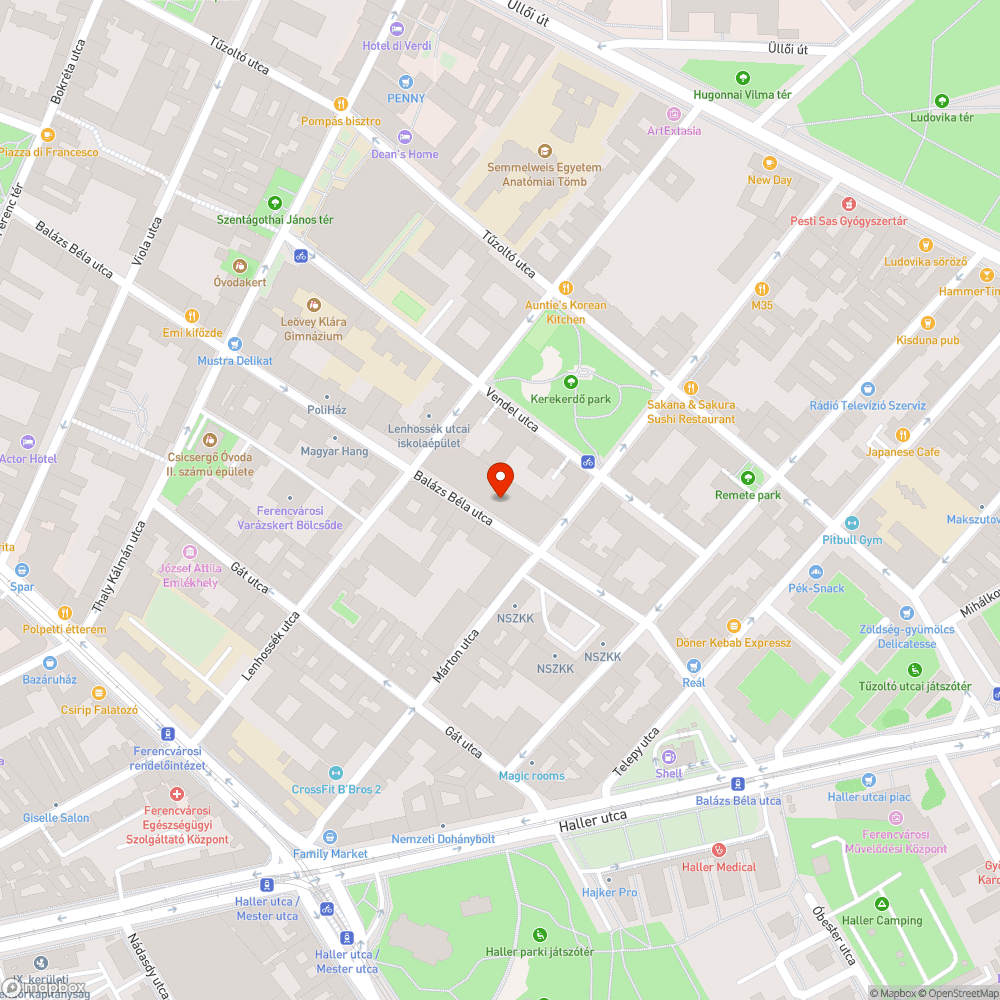 Padhoz láncolt Airbnb lakatok bejelentés helye