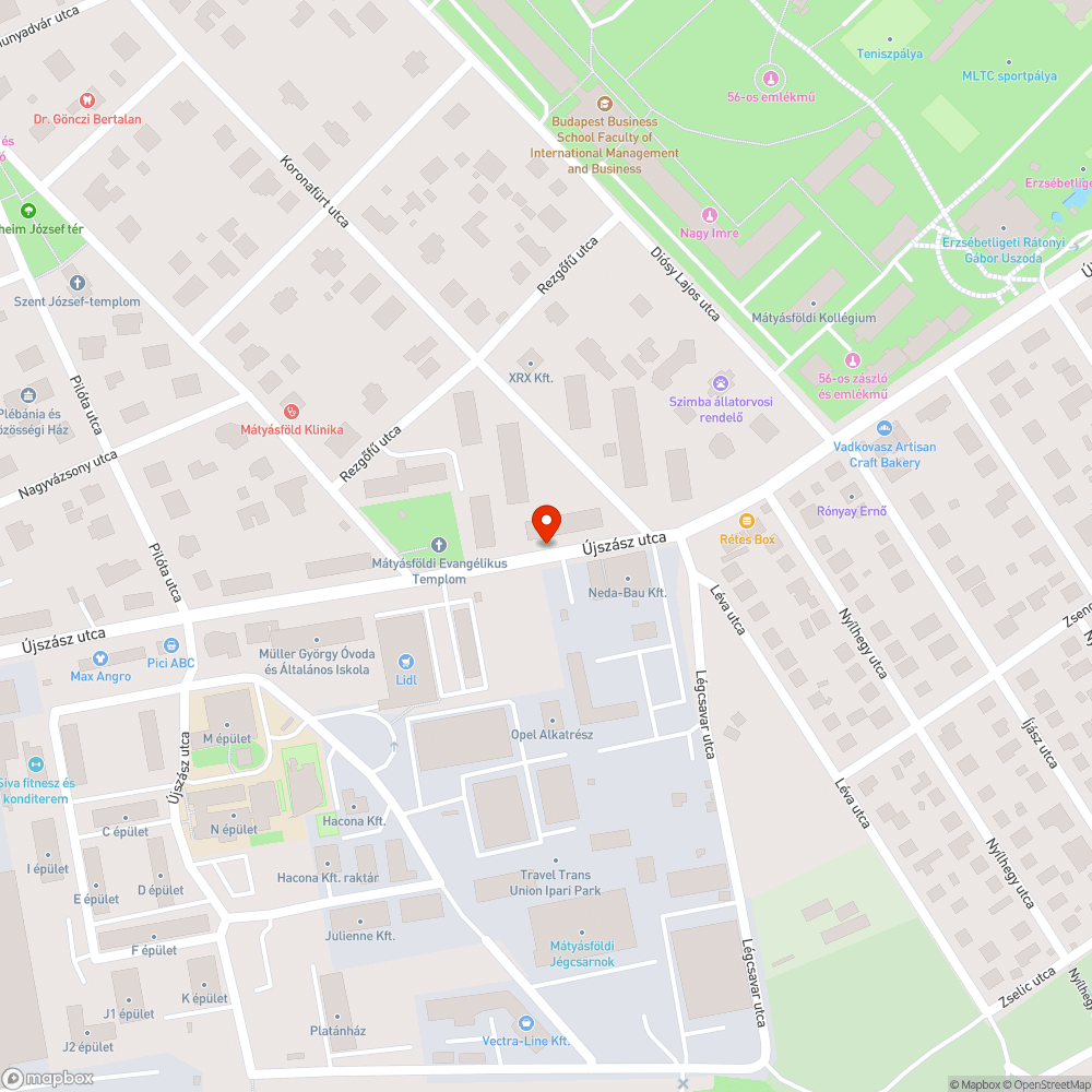 Gödör a járda mellett bejelentés helye