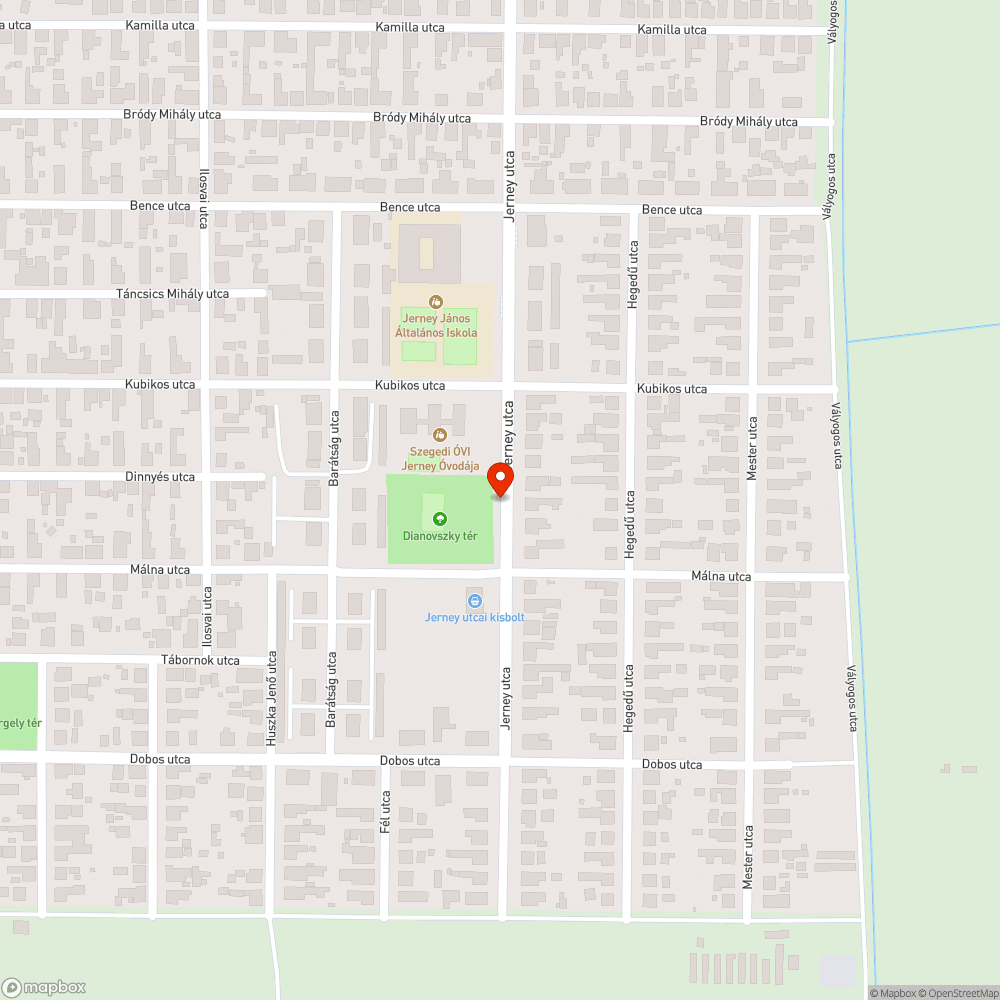 Megsüllyedt járda bejelentés helye