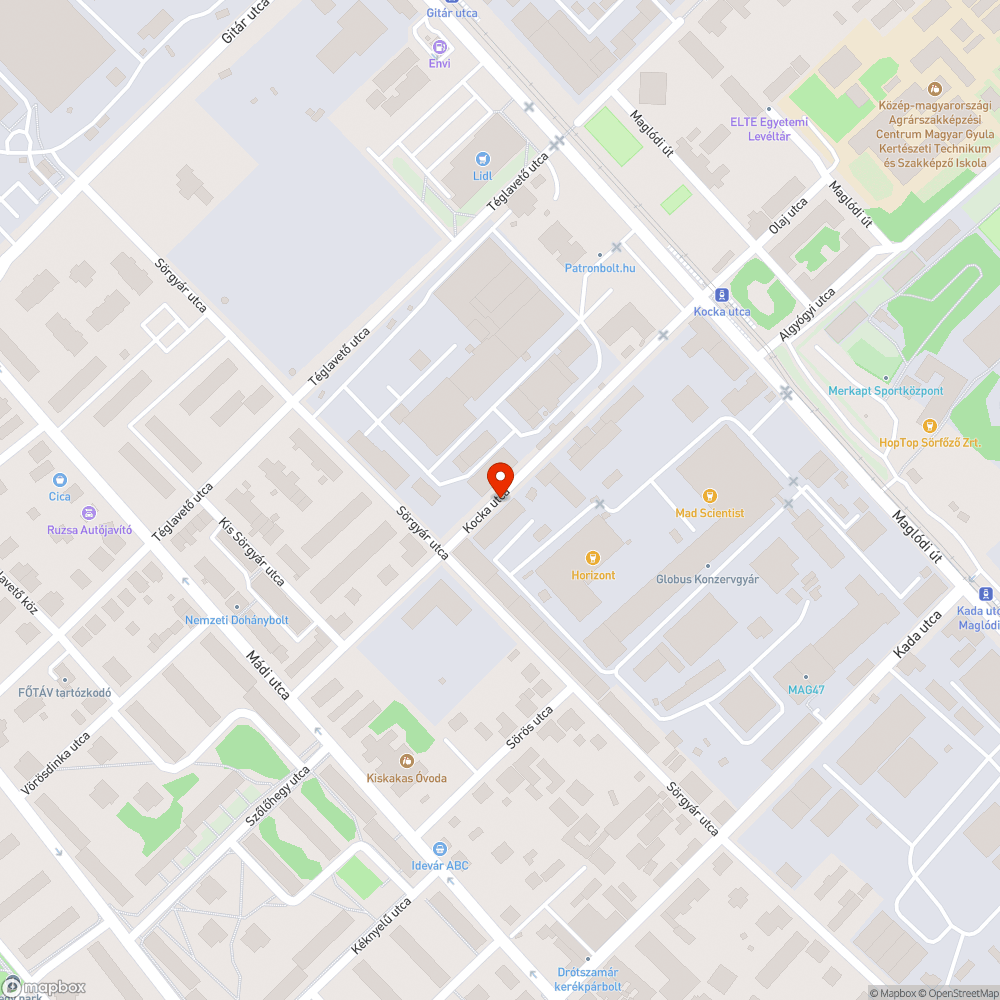 Hibás közvilágítás bejelentés helye