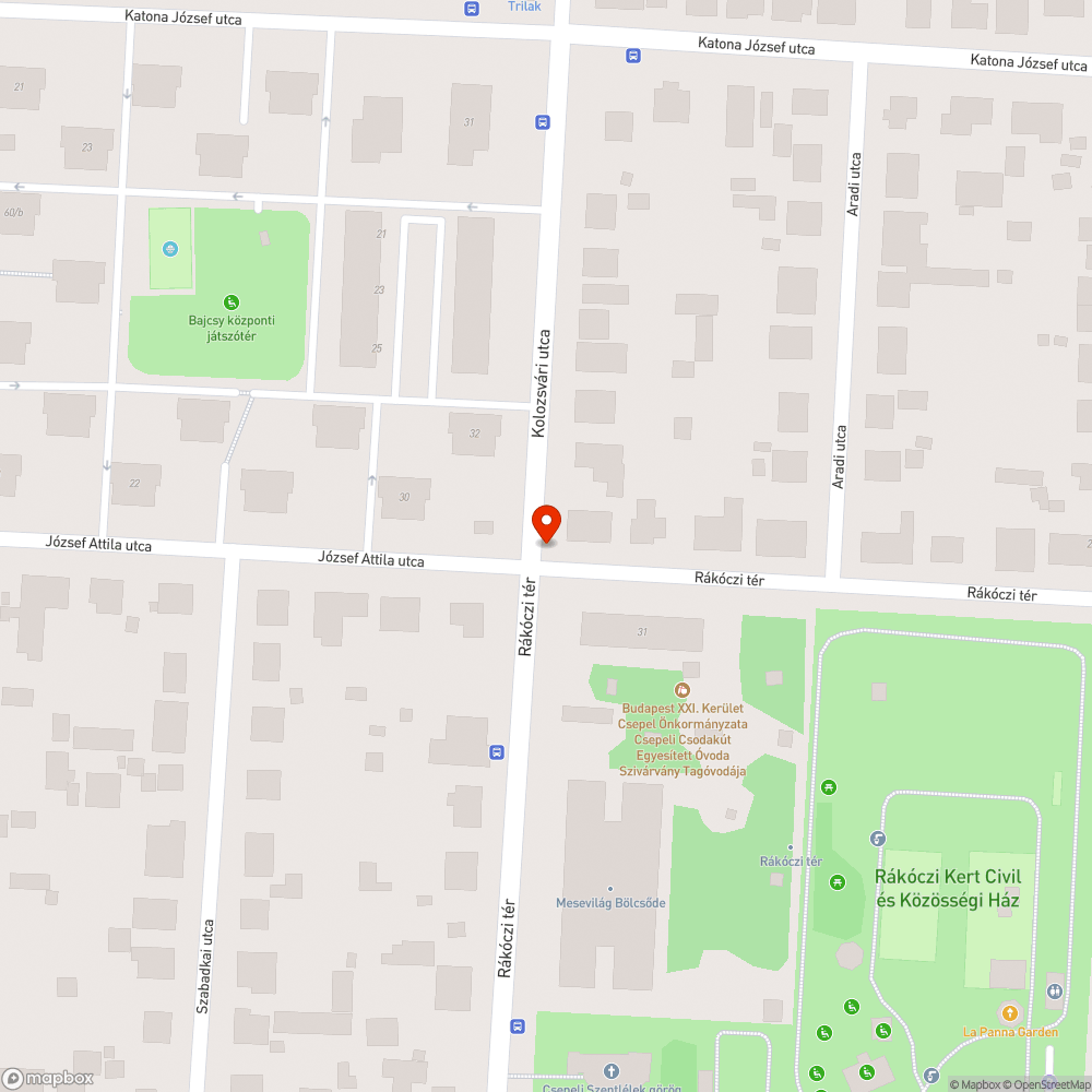 Eldugult víznyelőrács bejelentés helye