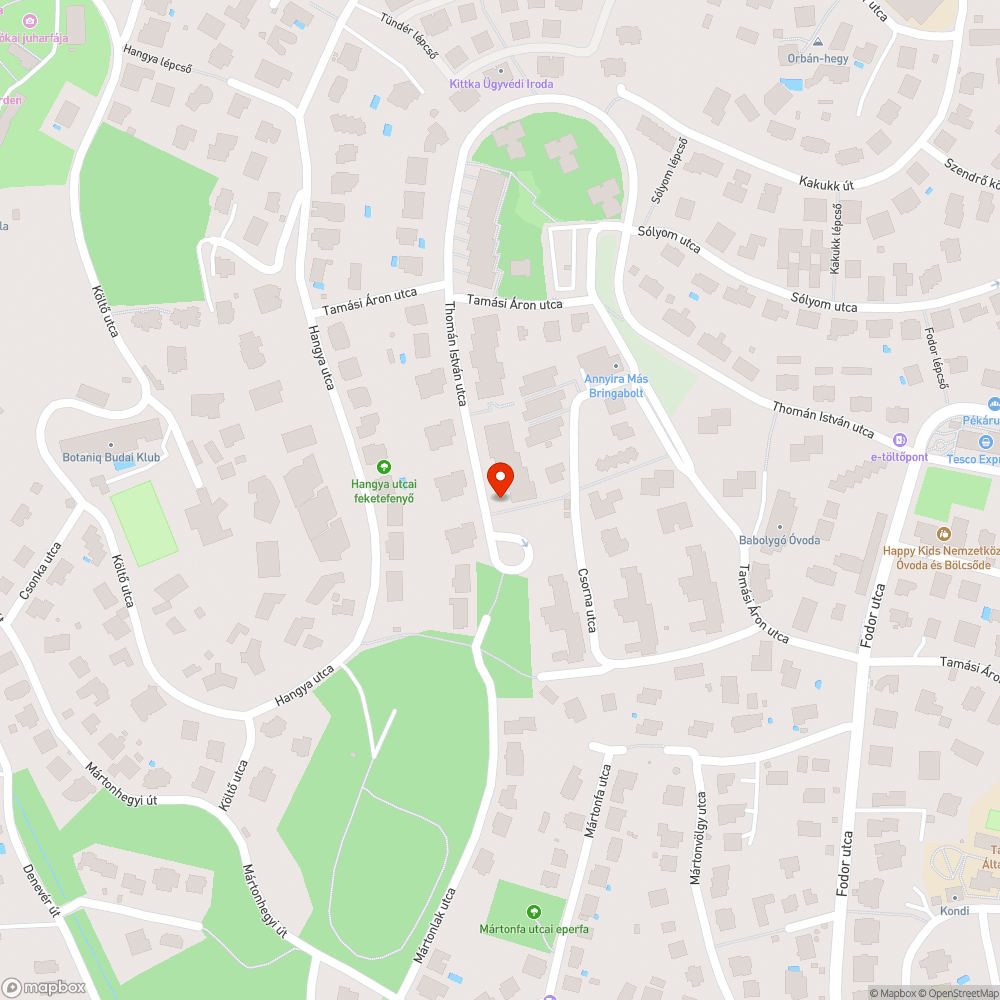 Szemetes buszmegálló bejelentés helye