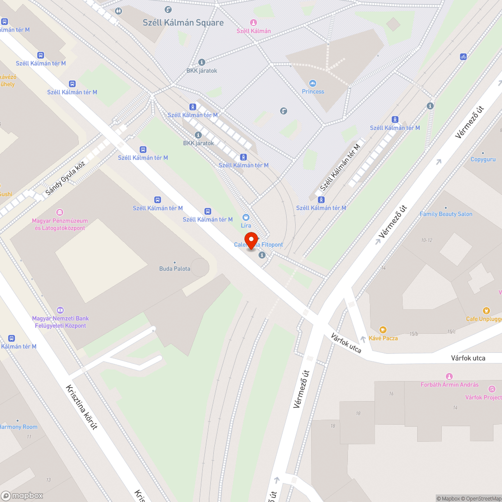 Hiányzó gyalogos felület bejelentés helye