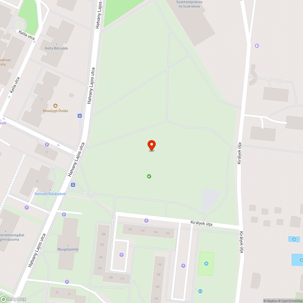 Kidőlt fa bejelentés helye