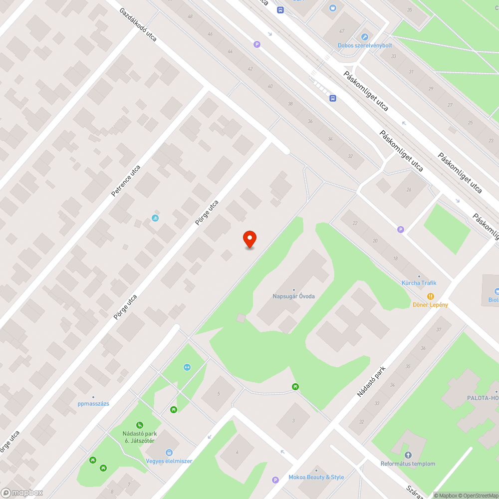 Zöldhulladék bejelentés helye