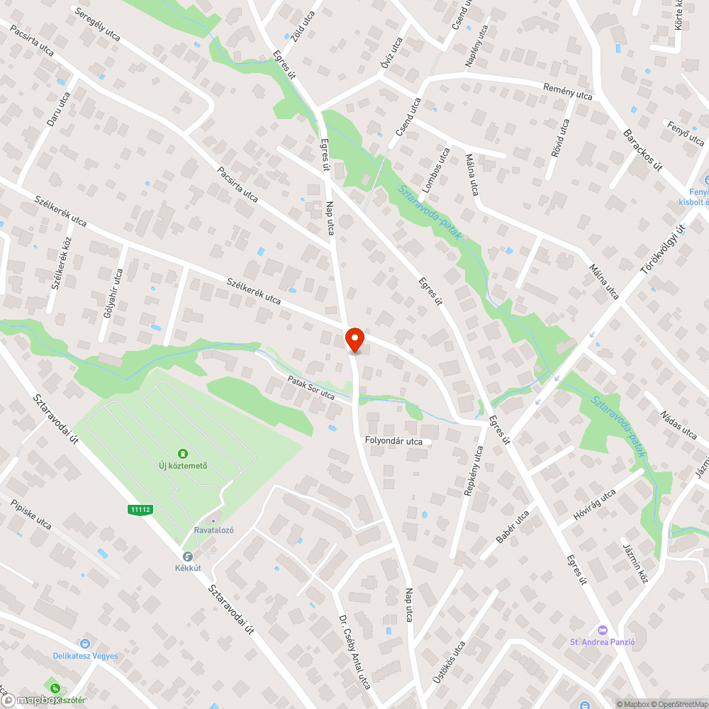 Kátyú bejelentés helye