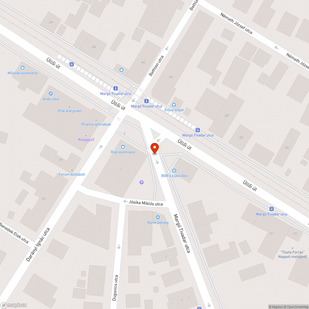 Feltört járda zebránál bejelentés helye