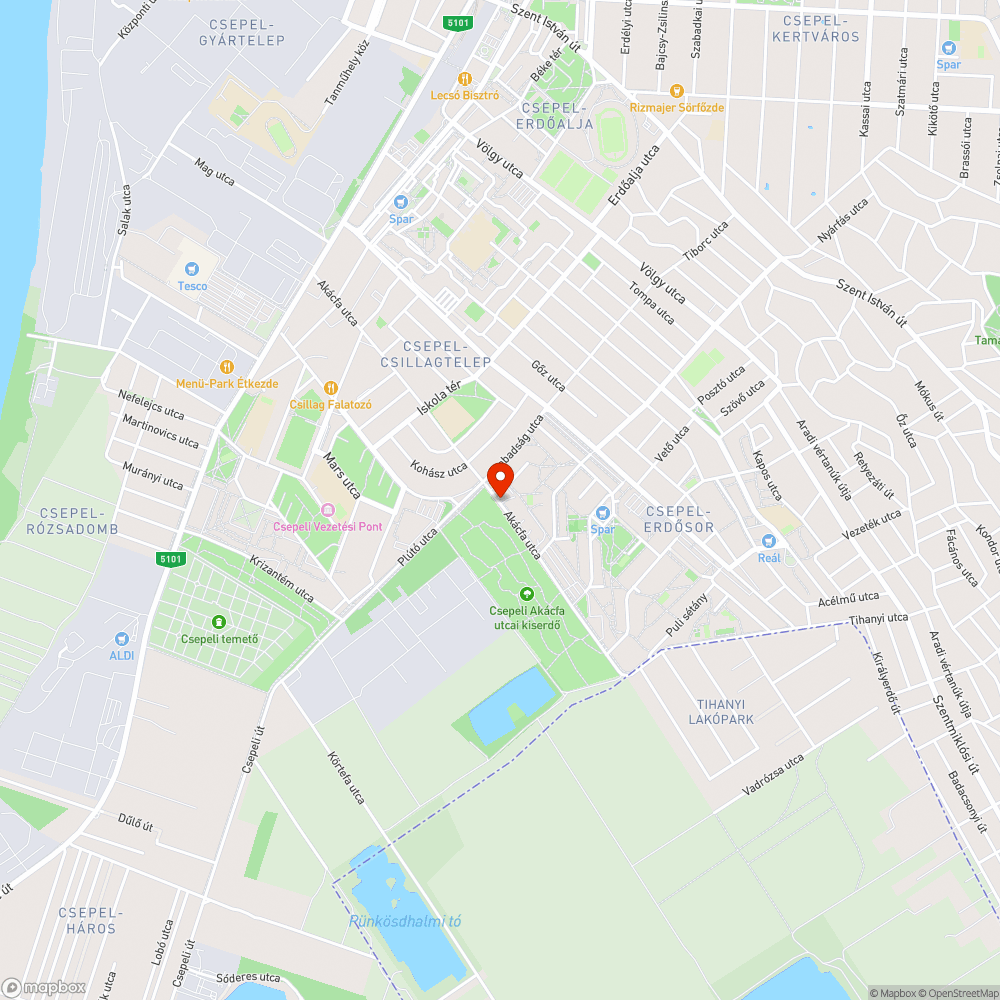 Illegális szemétlerakás bejelentés helye