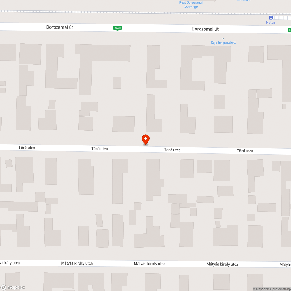 Korhadt villanyoszlop bejelentés helye