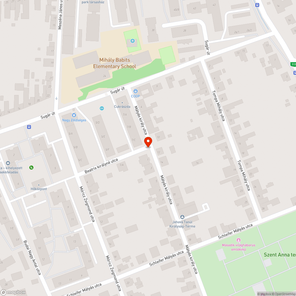 Hiányzó szemetes bejelentés helye