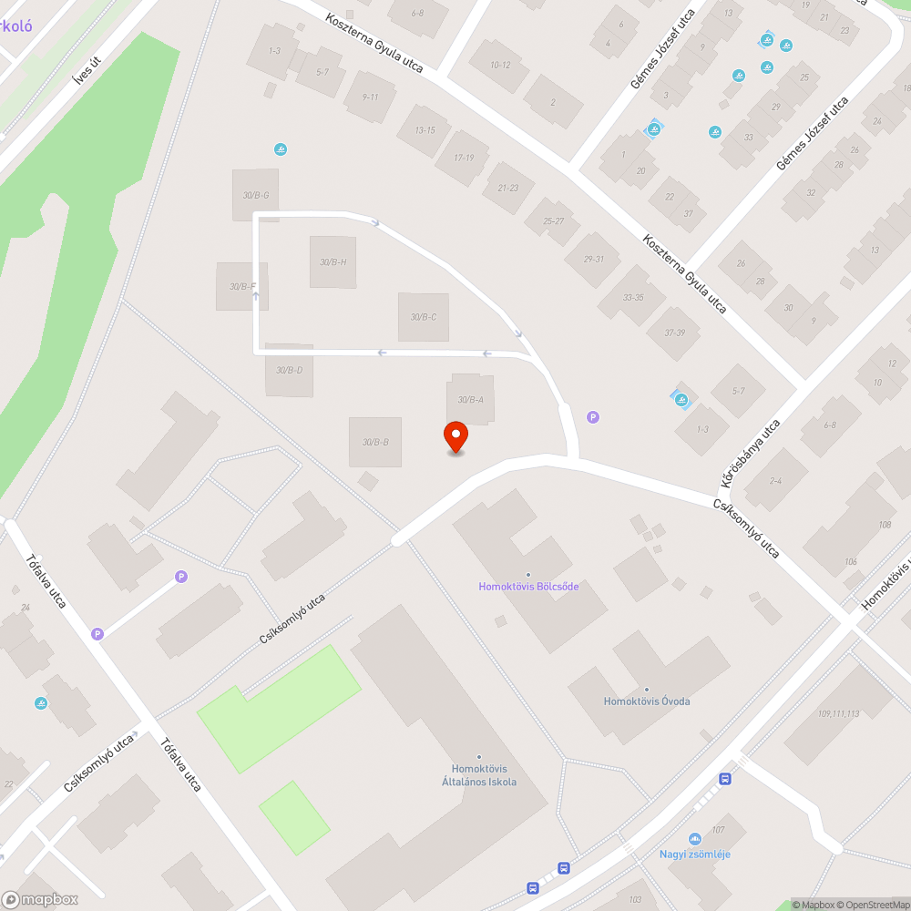 Balesetveszélyes szerelőakna bejelentés helye