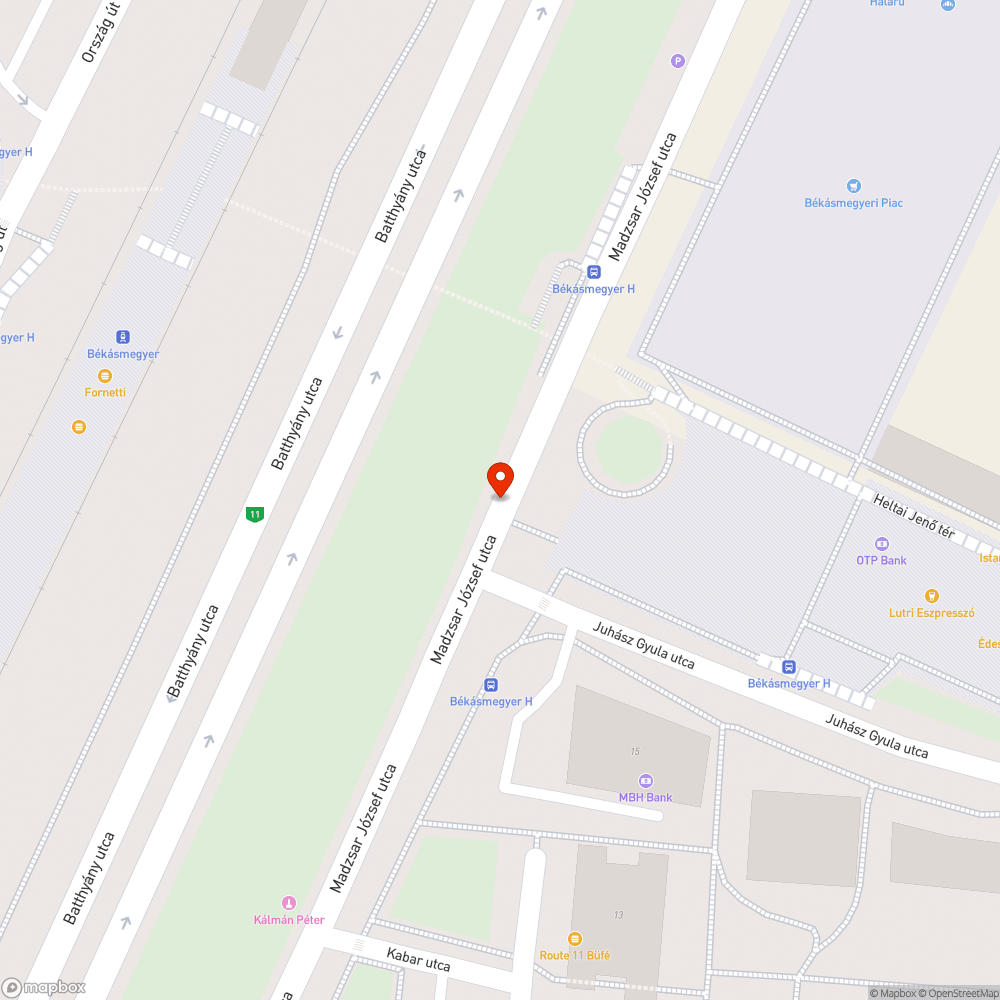 Süllyed az útburkolat bejelentés helye